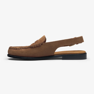 Sebago - Sandali Donna Marrone - Dan Sandal Flesh Out Woman