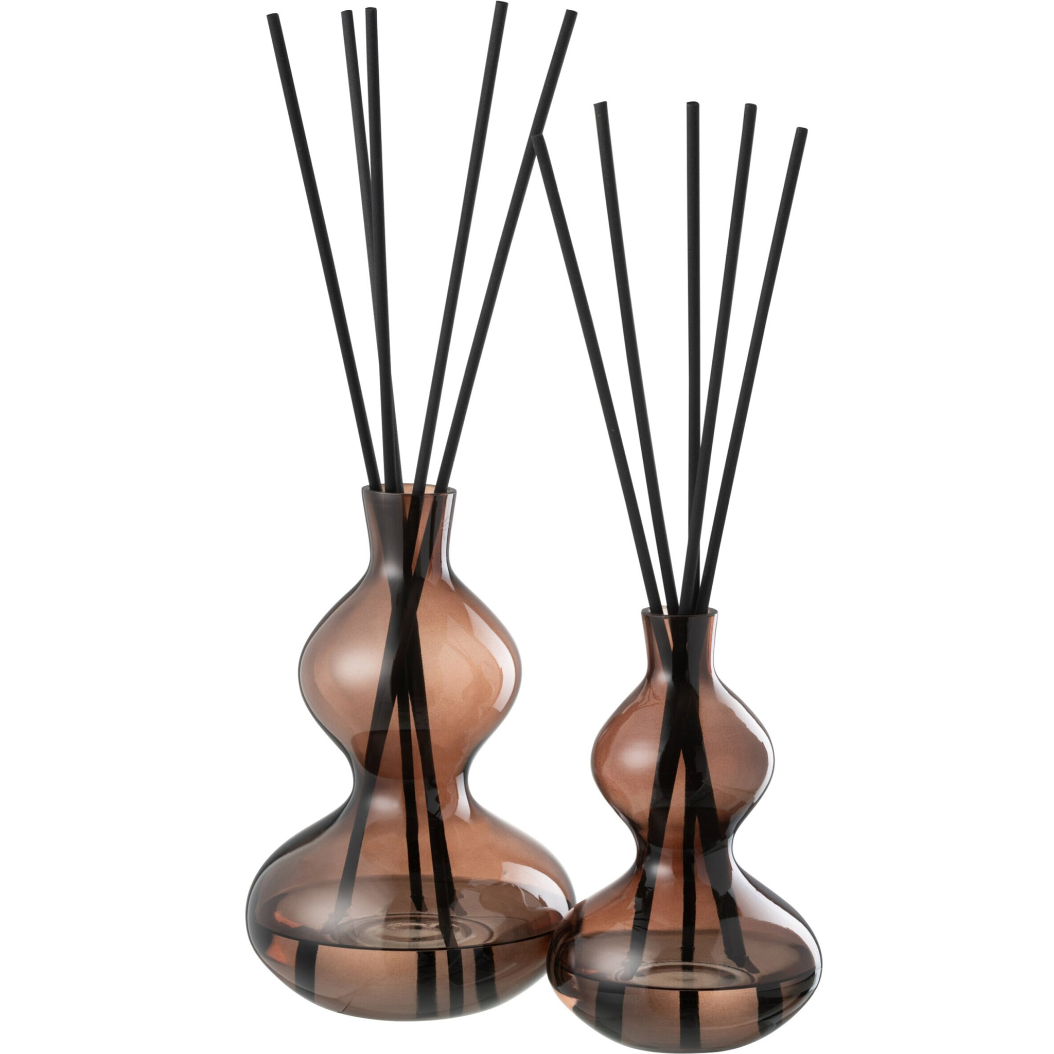 J-Line Bâtonnets parfumés Li-Ly Land - verre - brun - large