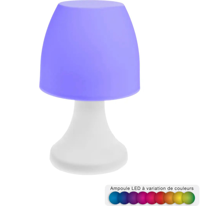 Lampe outdoor "Dokk" - multicolore H19 cm