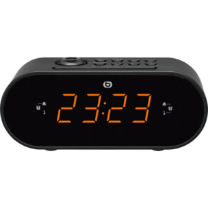 Radio réveil ESSENTIELB RRVP-200 noir