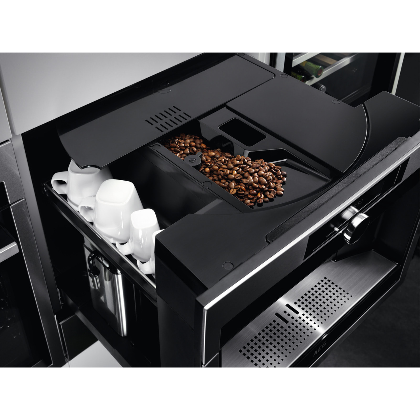 AEG Máquina de café integrable Negro mate KKK994500T | Reacondicionado