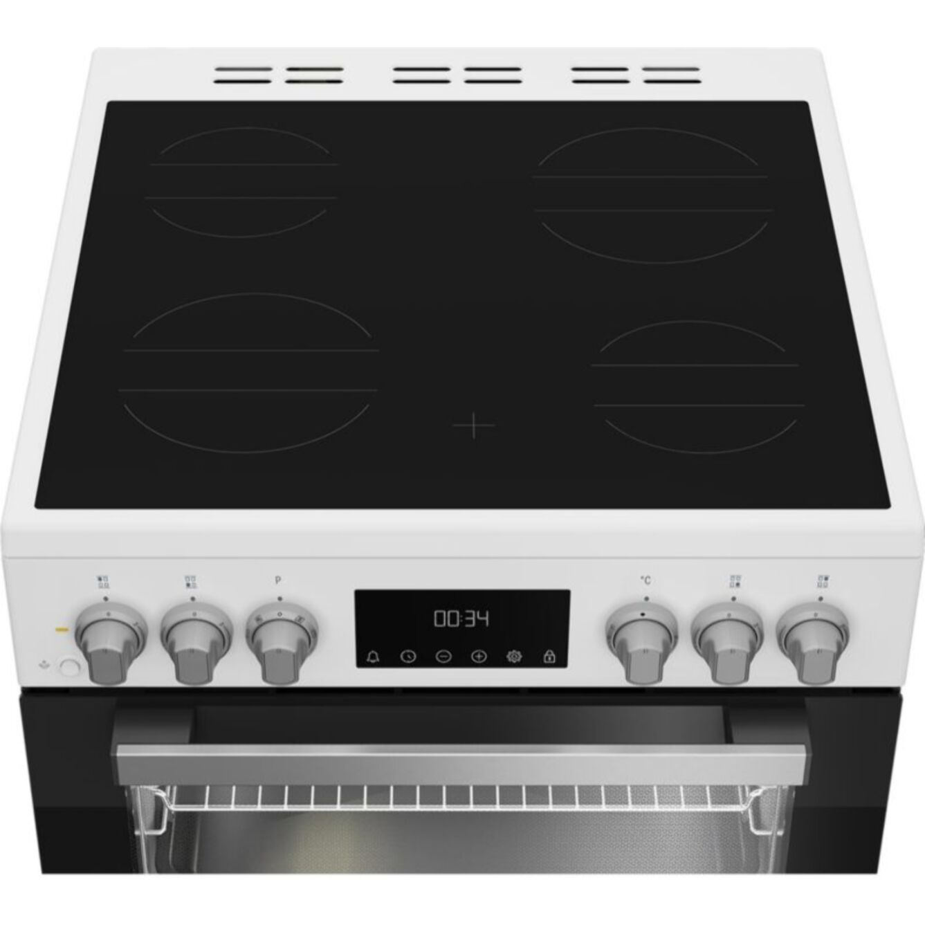 Cuisinière vitrocéramique WHIRLPOOL W6V8LCSW