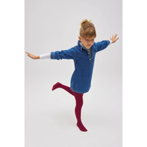 Collant per bambini 70 denari color castagna