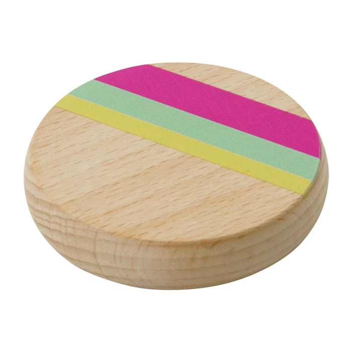 Décapsuleur rond en bois 6 cm Tasty Green