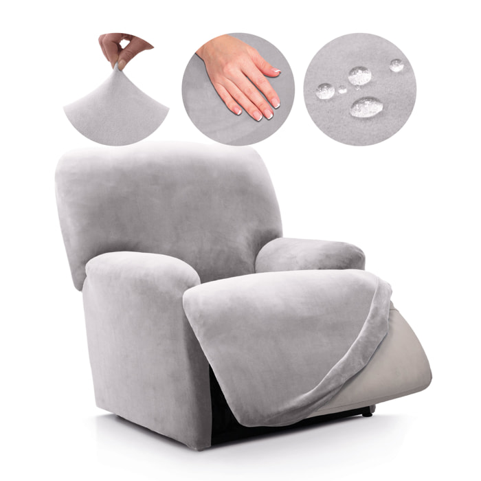 Funda TERCIOPELO ANTIMANCHAS Multi elástica para RELAX PIES JUNTOS modelo VERONICA