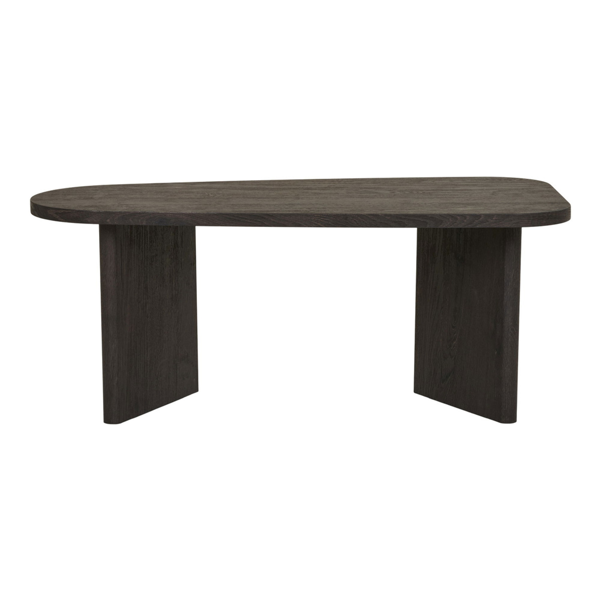 Melo - Tavolino da salotto in MDF marrone scuro 100x50x41 cm