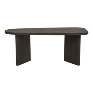 Melo - Tavolino da salotto in MDF marrone scuro 100x50x41 cm