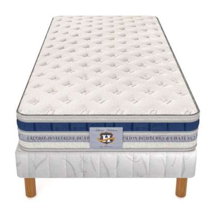 ENSEMBLE Villandry - Matelas 1 Place + 1 Sommier