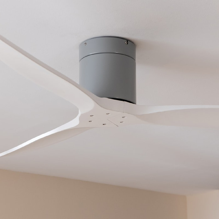 Cecotec Ventilateur de plafond sans lampe EnergySilence Aero 5500 Aqua IronWhite