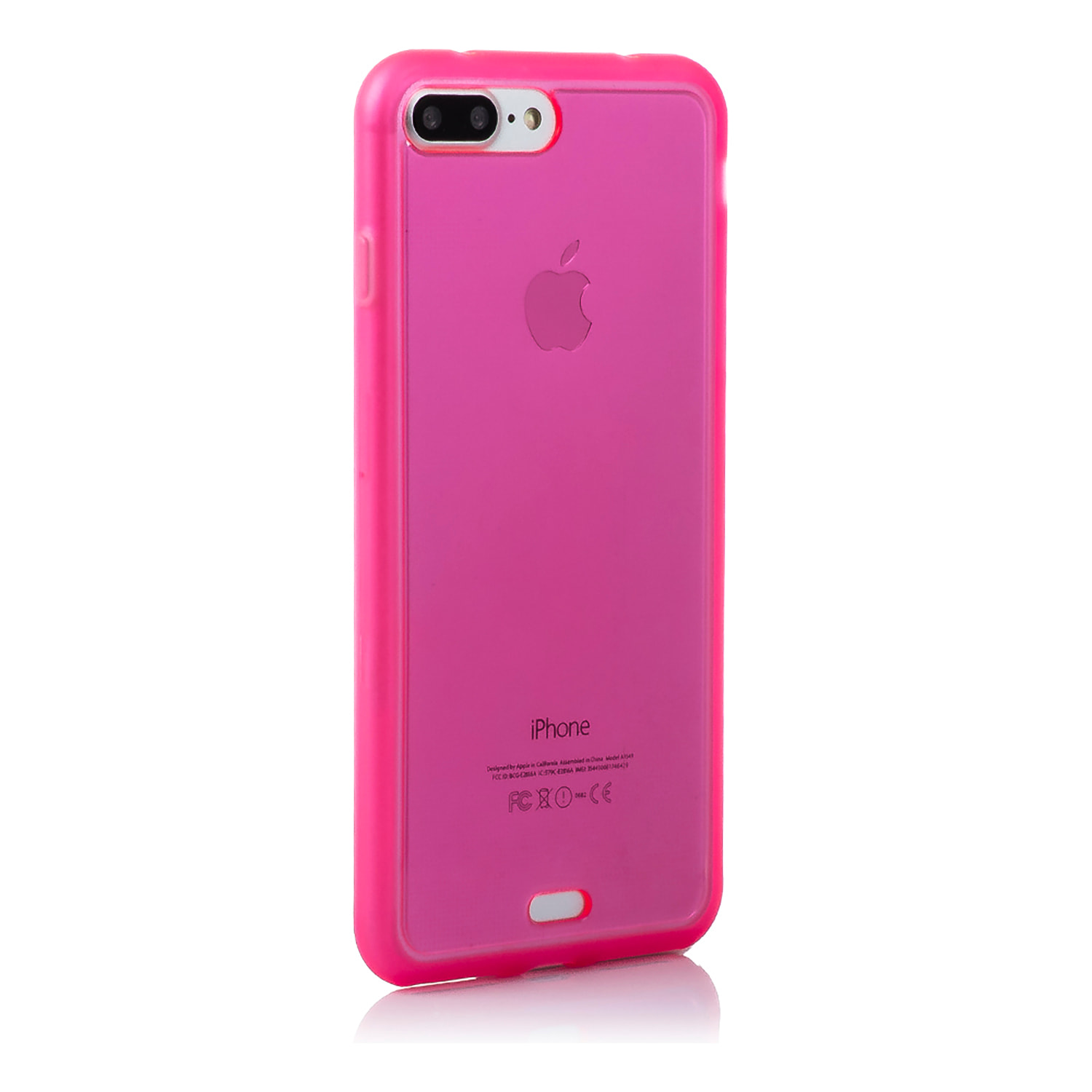 DAM CUSTODIA IN TPU TRASPARENTE PER IP7 PLUS / 8 PLUS 815 Cm. Colore rosa