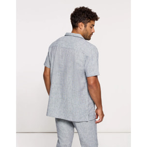 Camisa Lino Azul - Deon