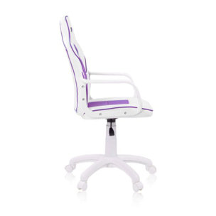 Silla gaming DRW Blanco - Morado DRW