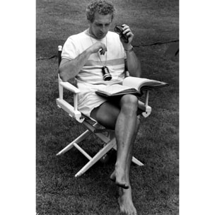 Photo célébrité Paul Newman relax Toile imprimée