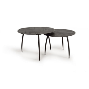 Lot de 2 tables - aluminium