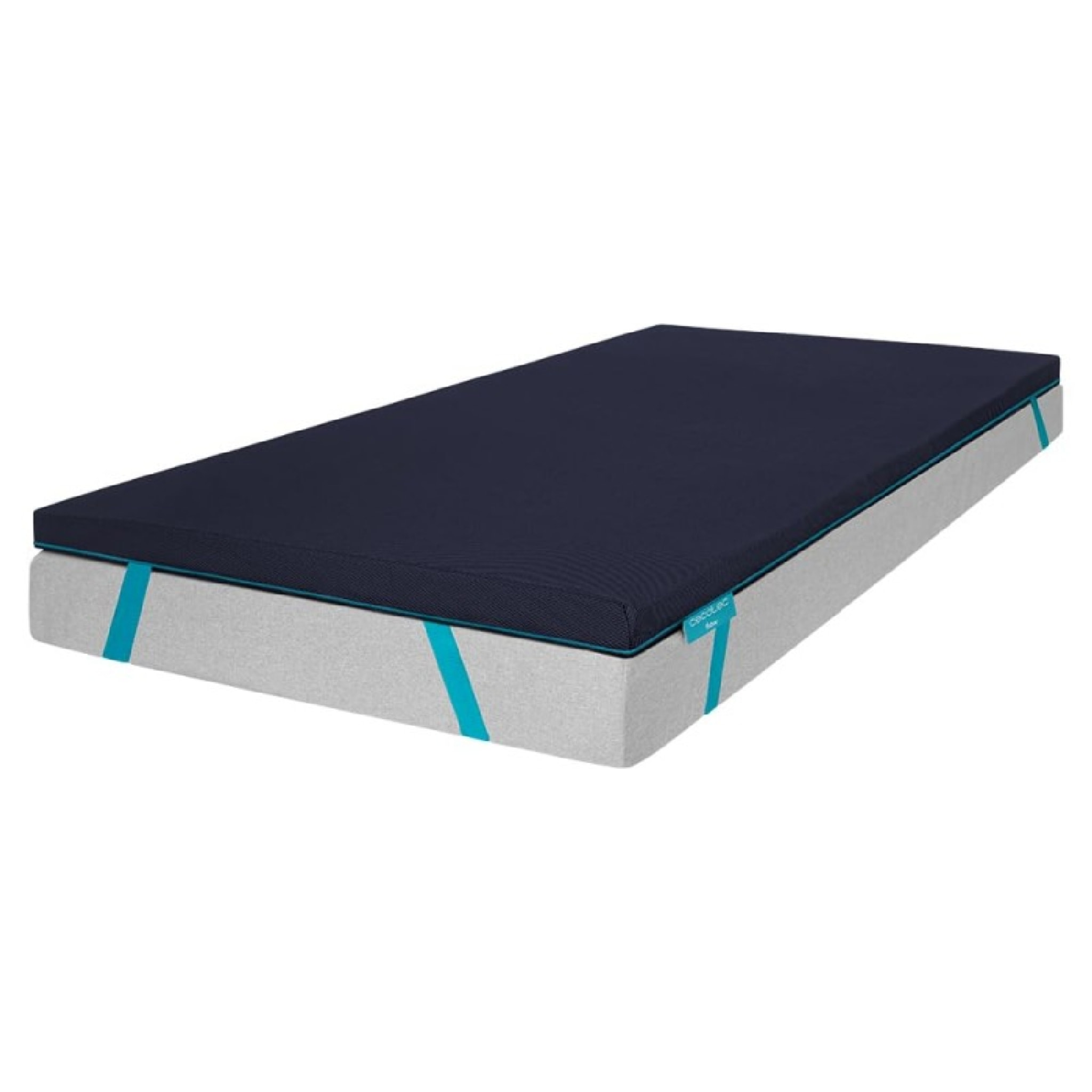 Cecotec Surmatelas Flow Topserenity 150x200. Core 100% viscoélastique, Sangles é