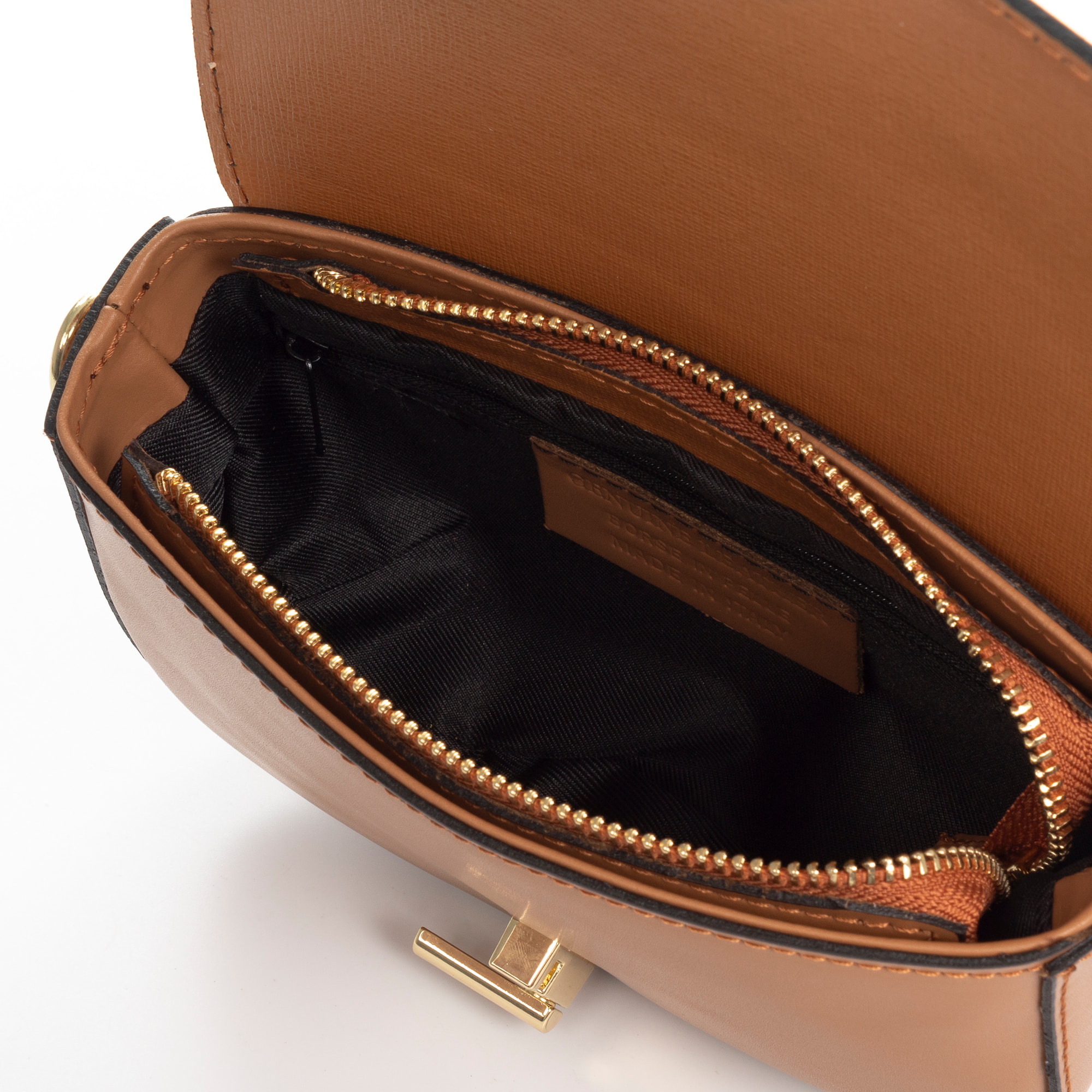 Arpino bolso bandolera mujer. Piel auténtica Ruga.