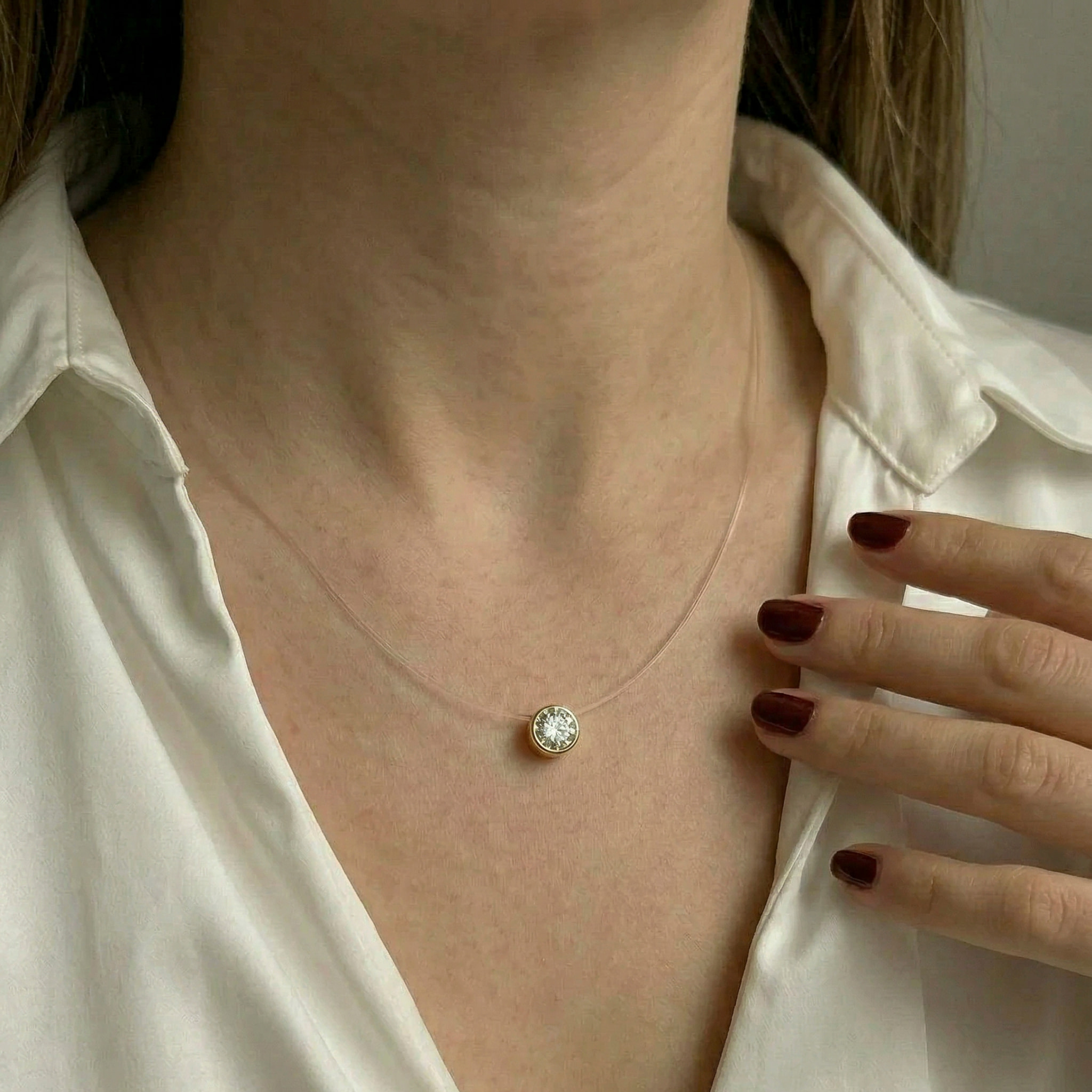 Collar Ferly acabado oro amarillo 18k