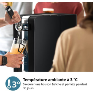 Tireuse à bière PHILIPS HD3770/90 PerfectDraft Série 7000 métal, contrôle de température, 6L