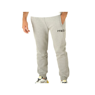 Pantaloni Pyrex Pantalone Uomo Felpa Grigio Chiaro Melange Grigio