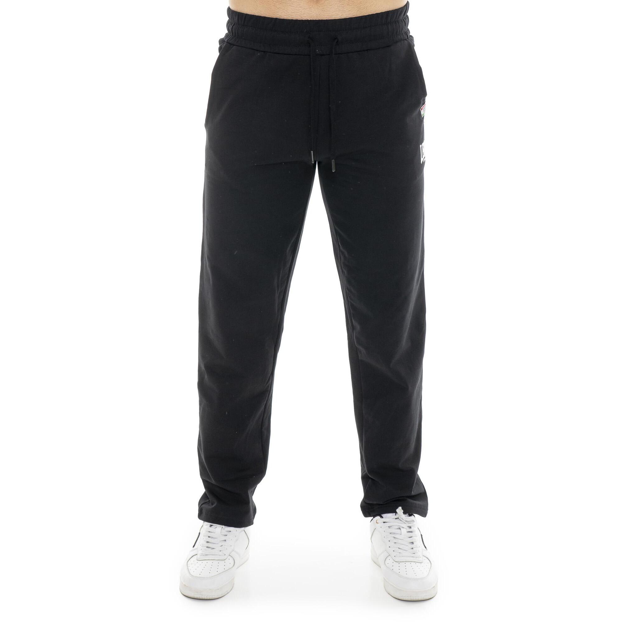 Pantalón de deporte de invierno para hombre sin puños con pequeño logo "Basic"