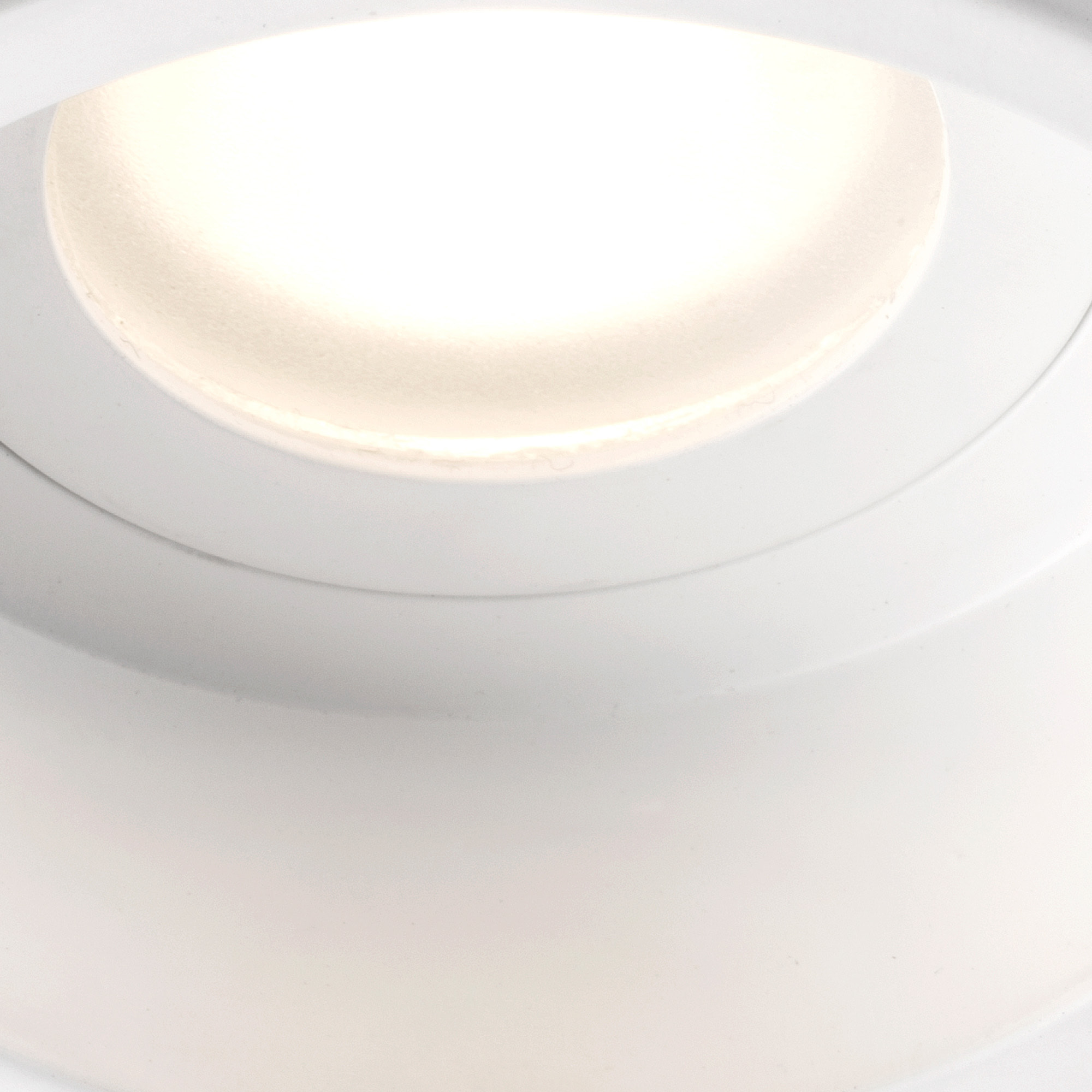 HYDE R Lampe encastrable blanche rond