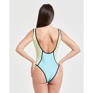 Pompea x Silvian Heach costume intero look sportivo