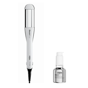 Steampod 4 - Pack Lisseur-Boucleur Professionnel à la Technologie Vapeur Brevetée & Soin 3-en-1 50 ml