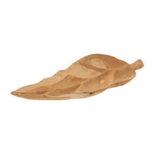 J-Line plat Feuille - bois - naturel - medium