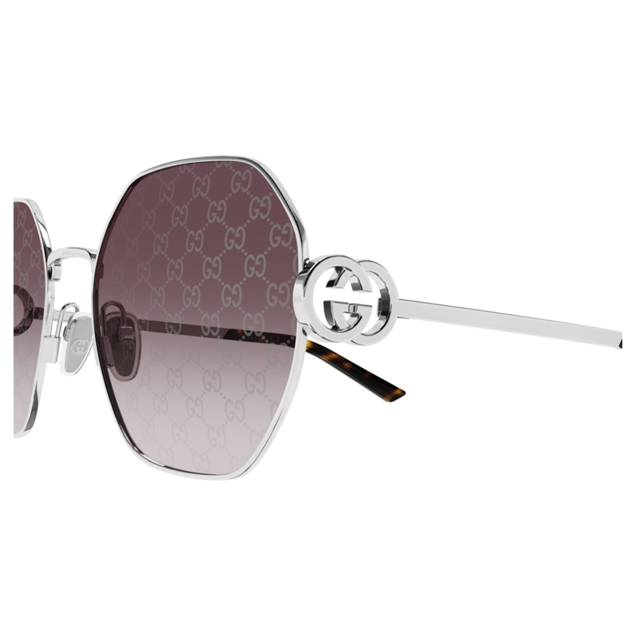 Gafas de Sol Gucci GG2046S-004 de Metal Mujer 58 mm