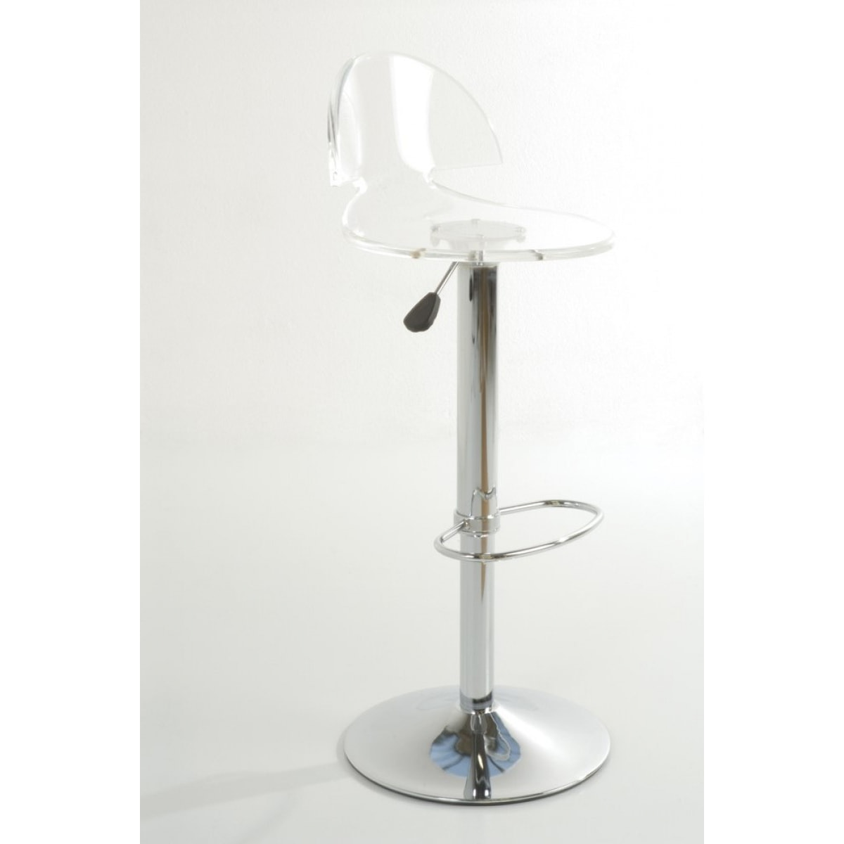 Tomasucci Lot de 2 Tabourets de bar SUSY TRANSPARENT Multicolore