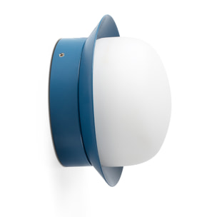 MAY Lampe applique/plafonnier bleue