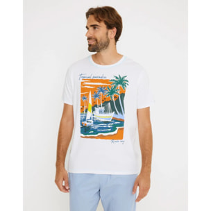 Camiseta Manga Corta Blanco - Paradiso