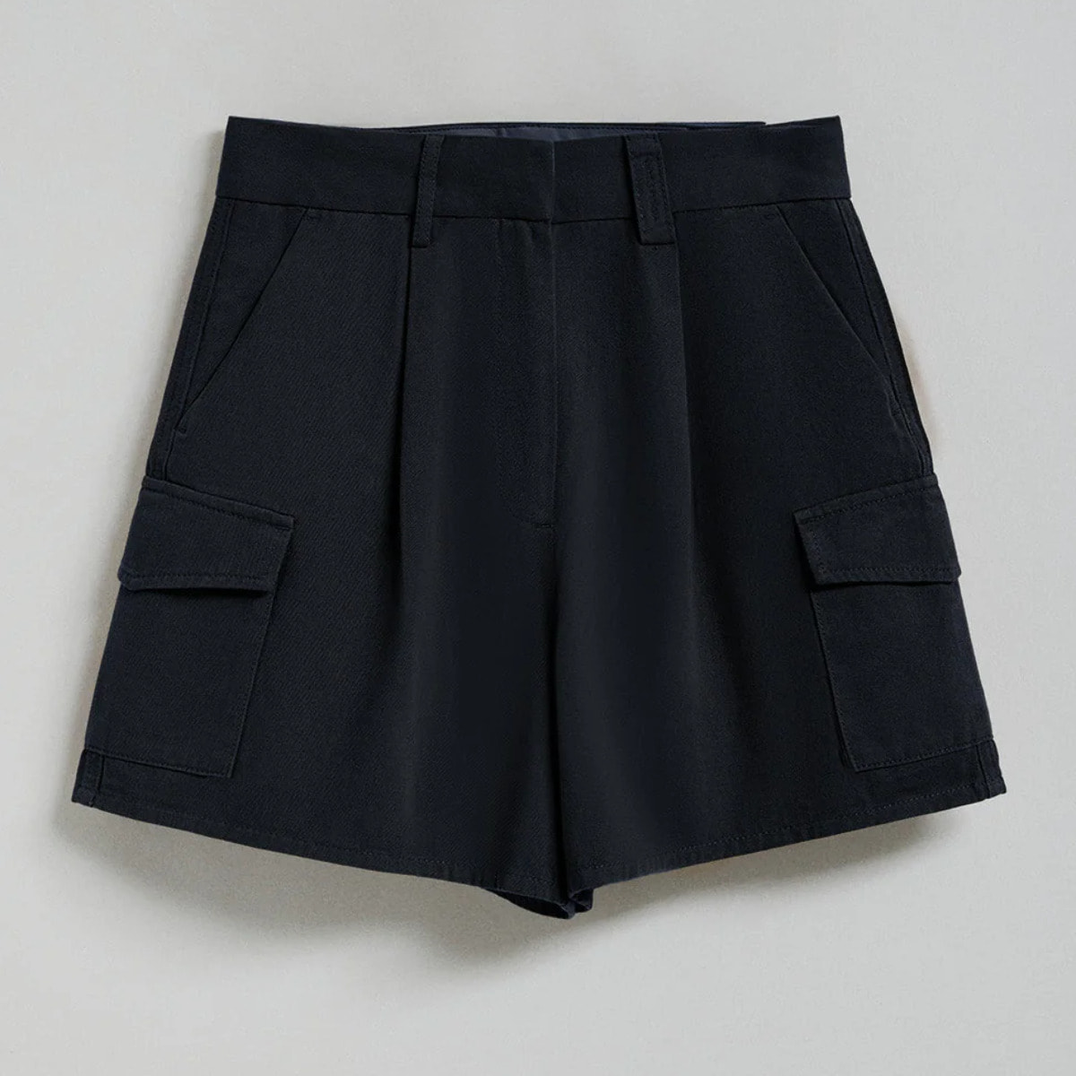 Pantalón corto de sarga Menfis azul marino con detalles Polo Club