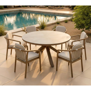 Ensemble table et chaises de jardin  - ARLES