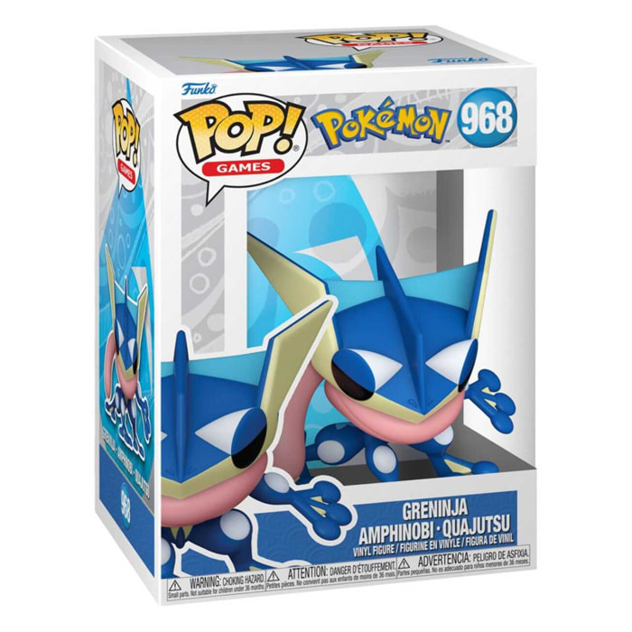 Pokémon Pop! Games Figure in Vinile Greninja (Emea) 9 Cm Funko