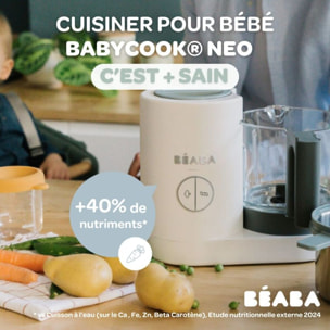 Mixeur Cuiseur Bébé BEABA Babycook neo grey white