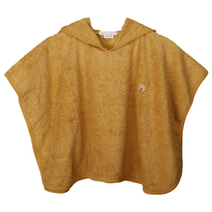 Poncho Eponge 0-24 mois Coton bio Ambre
