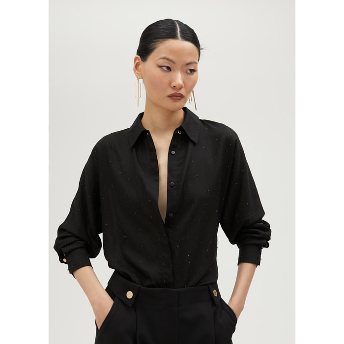 Camicia dettaglio strass