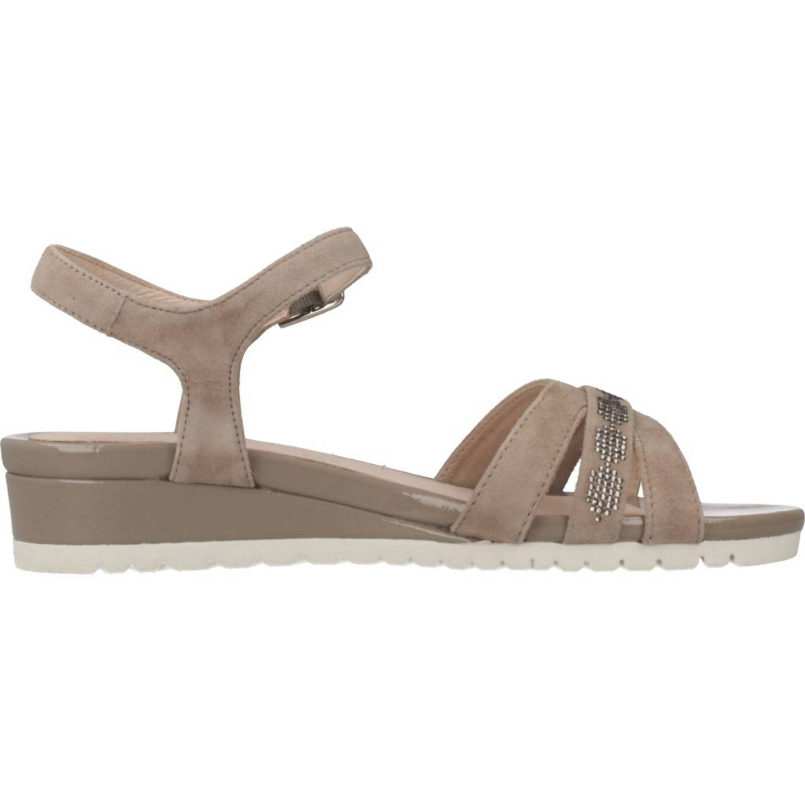 Sandalias Mujer de la marca STONEFLY  modelo CHER 3 GOAT SUEDE Light Brown