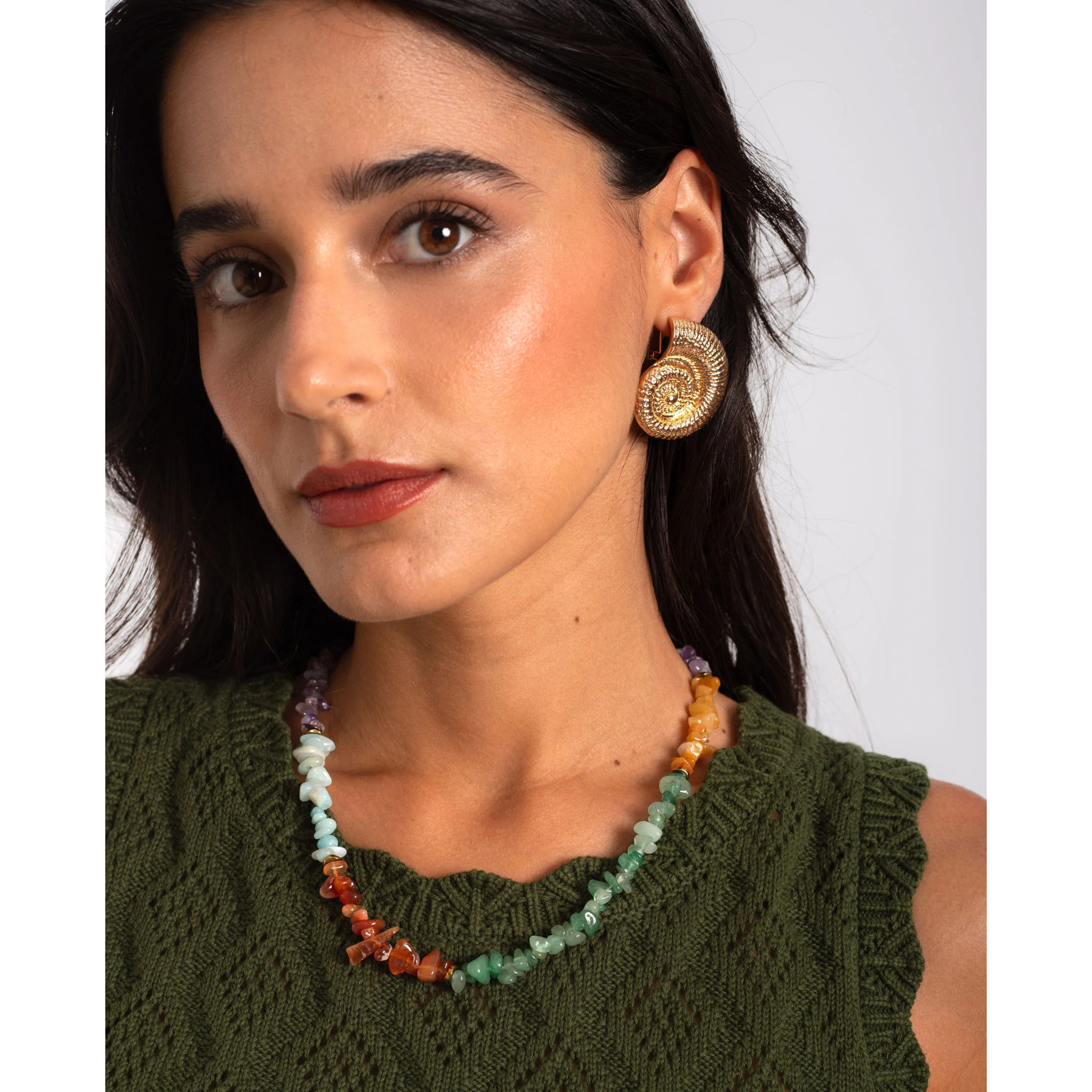 Collar multicolor de mujer