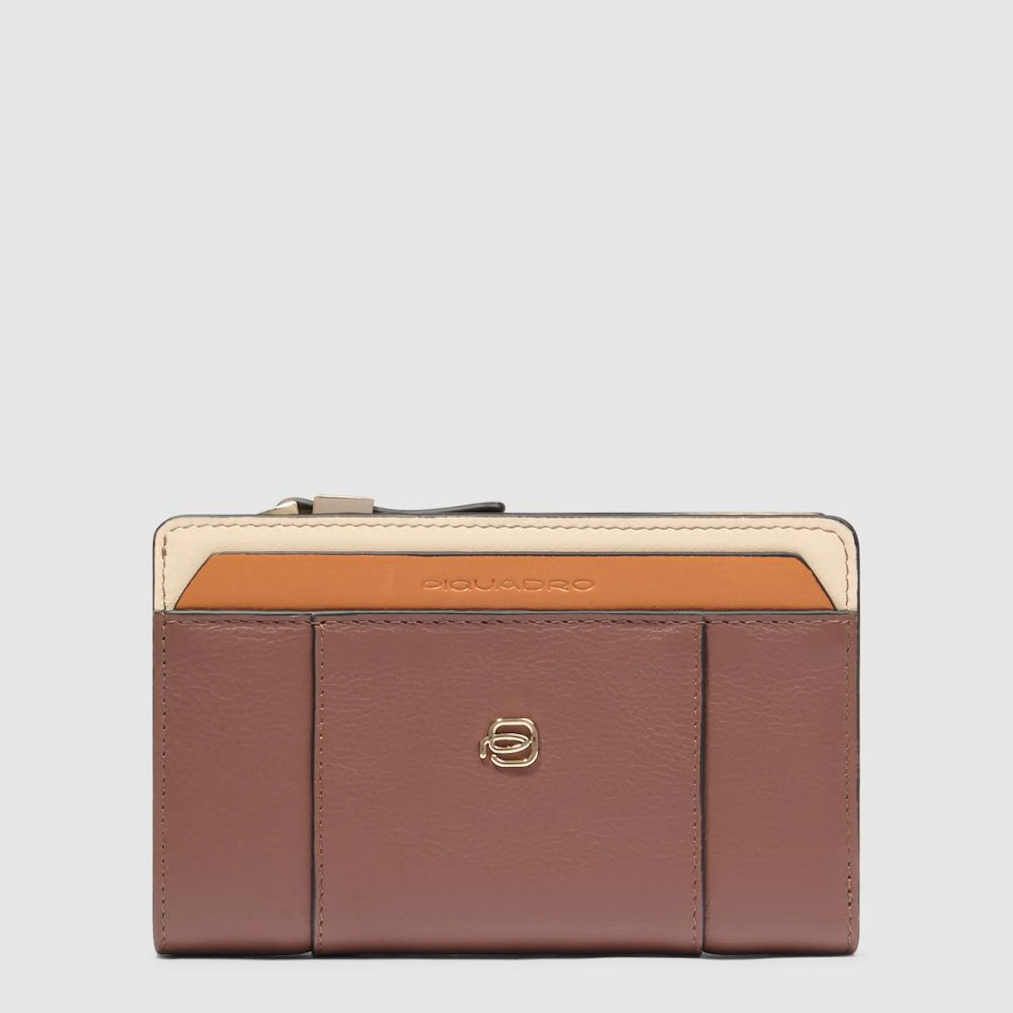 Piquadro Portafogli da con portamonete, porta carte di credito e protezione RFID