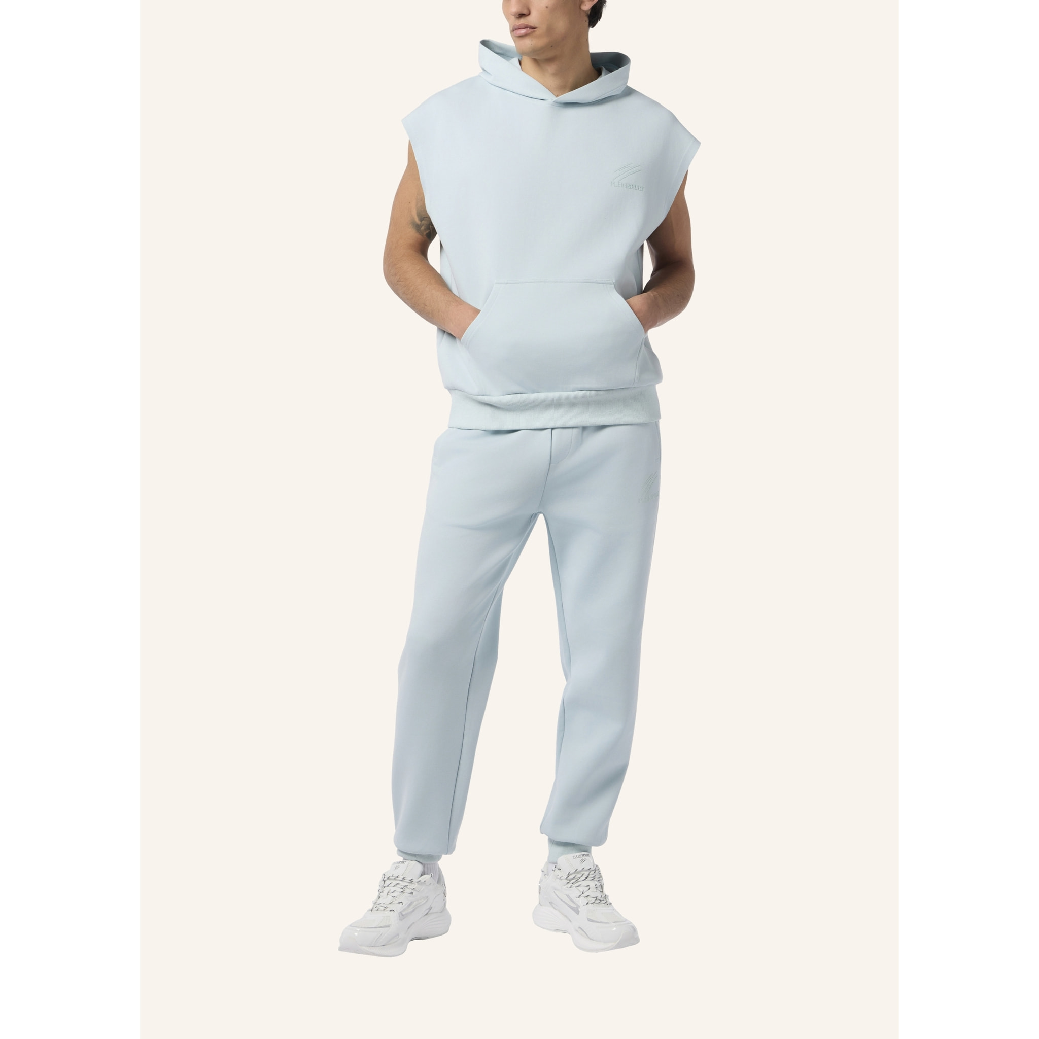 PLEIN SPORT Pique Hoodie Vest Icon