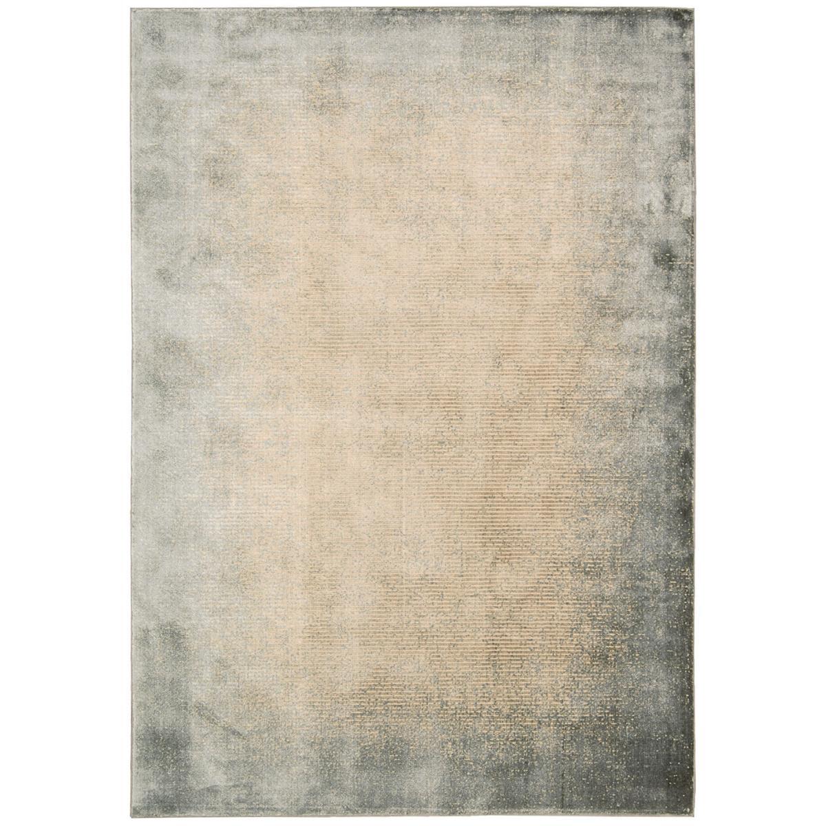 Tapis salon et chambre tissé en viscose motif simple MORE