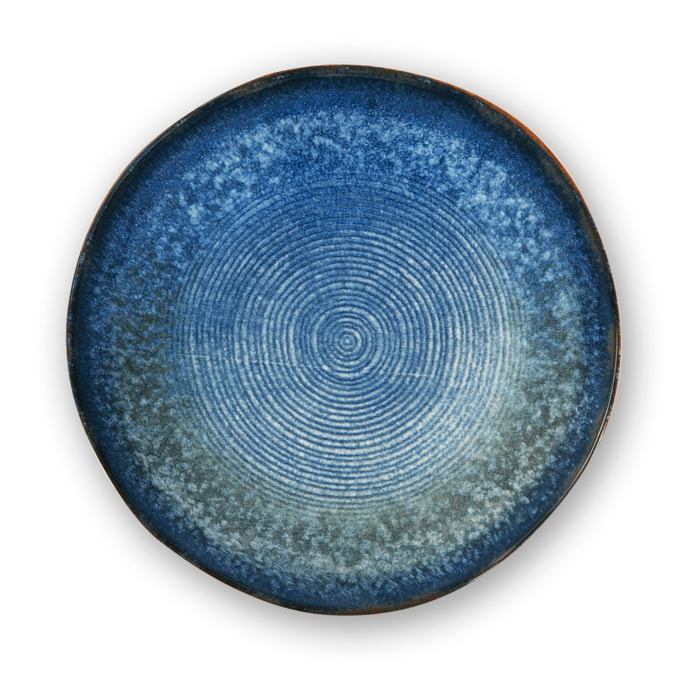 Set 6 piatti frutta Excelsa – Poseidone, Ceramica Blu