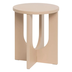 Table d'appoint "Bloom" noisette 50,540x40cm