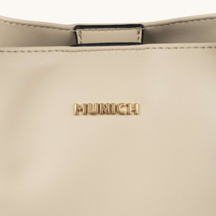 Bolso Shopper Color Crema con Charms Personalizables CHARMS SHOPPER CREAM