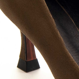 Zapato De Tacón - Verde - Altura: 6 Cm