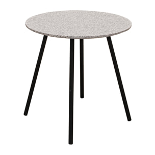 Table Effet Granit Gris X2 Pluton