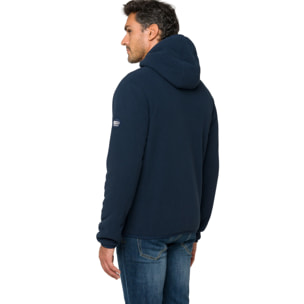 Giubbino BLIZZARD imbottito in felpa Blu navy