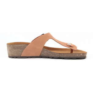 Sandalo flat Donna colore Cuoio